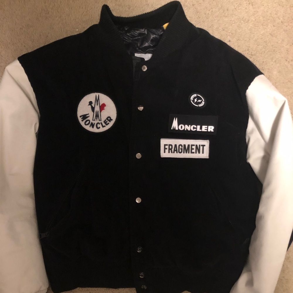 MonclęrX Fragment Varsity Jacket